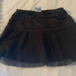 Girls cute black tennis skirt size 7/8 XS